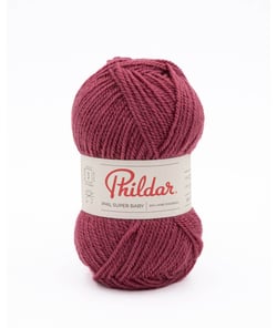 Pelote de laine à tricoter SUPER BABY - 25GR - Phildar - certifié Oeko-Tex Orchidee Rose