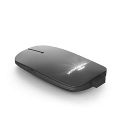 Xoopar Souris sans fil en Plastique Recyclé Noir