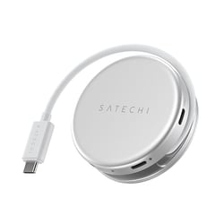 Satechi Hub Multiport 5-en-1 USB-C vers HDMI / USB-A / 2 USB-C / Carte SD Modèle OntheGo Argent