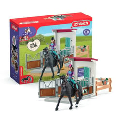 Horse Box Lisa et Storm, Figurine cheval et accessoires,  42709 Horse Club, des 5 ans