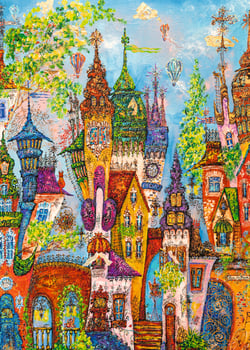 Puzzle 1000 pièces - Red Arches - Heye