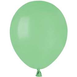 50 Ballons Vert menthe Mat Ø13cm
