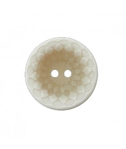 Carte de 4 boutons rosace 2 trous 15mm - Prym Creme Ecru