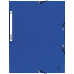 Chemise 3 Rabats Bleu - Exacompta 55302E