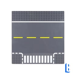 Jeux De Construction - Wange - La Plaque De Route Avec Le Croisement En T -