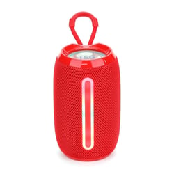 Mini Enceinte Bluetooth 5.3 TWS Son Stéréo 360° Haut-Parleur Portable Rouge YONIS
