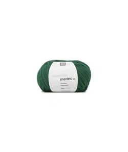 Fil de laine à tricoter ESSENTIALS MERINO DK - Rico Design 32 Vert fonce