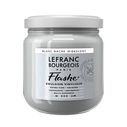 Peinture vinylique - Flashe - Blanc nacré iridescent - 827 - Lefranc Bourgeois - 400ml