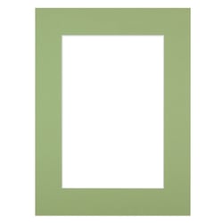 Passe-partout vert amande 30x40 cm ouverture 20x30 cm