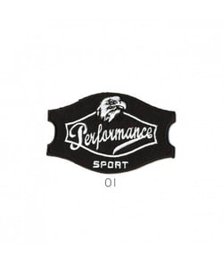 Ecussons Thermocollant Performance Sport 7 X 4,5 cm - Mediac Noir