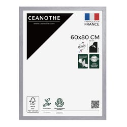 Cadre photo Karma gris 60x80 cm