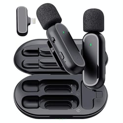 Microphone Sans Fil Avec Réduction De Bruit Et Boîte De Charge Pour Vidéo YONIS