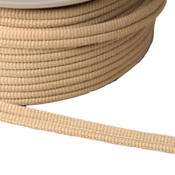 Double cordon 9mm beige au mètre