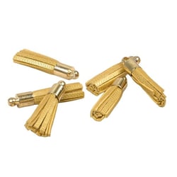 Mini pompons 6 pièces or 2,5cm