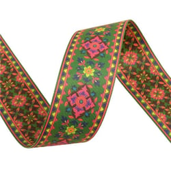 Sangle réversible vert foncé 50mm au mètre