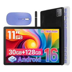 Tablette KOTSREN Android 16 - USB Type-C - Noir - 11 pouces