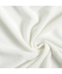 Tissu Micro Eponge Bambou de 150 cm de largeur Ecru vendu par 50 cm
