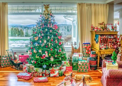 Puzzle 500 pièces - Christmas at Home - Interior - Bluebird Puzzle