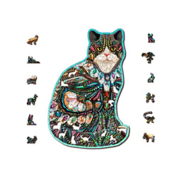 Wooden City Puzzle: THE JEWELED CAT 250/40, en bois, 8+