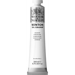 Peinture à l'huile en tube blanc de zinc 200ml - Winsor & Newton
