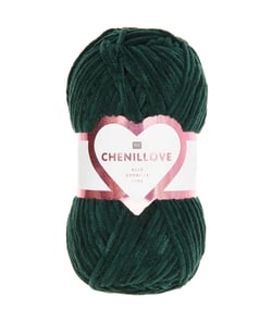 Découvrez le Confort et la Douceur de la Pelote Velours Creative Chenillove 100GR de Rico Design 25 Vert Sapin