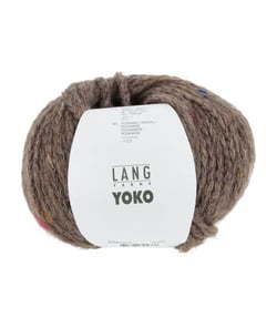 Pelote de laine et Alpaga à tricoter YOKO - Lang Yarns 0068 Marron