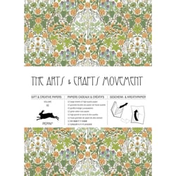 Papiers créatifs - Motifs arts and crafts - Scrapbooking - 12 feuilles - 50x70cm