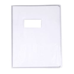 Protège cahier - Pour grand cahier - 24x32cm - Transparent - Polypro