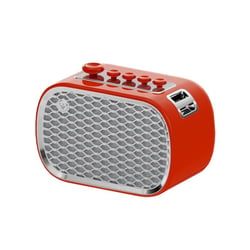 Enceinte Bluetooth Multifonctionnelle Son Clair Design Élégant Extérieur Intérieur Rouge YONIS