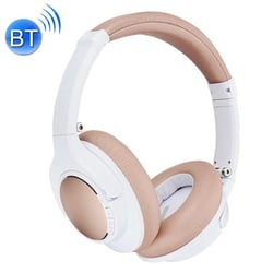 Casque Audio Pliable Sans Fil Bluetooth Confortable Son Stéréo Longue Autonomie Blanc YONIS