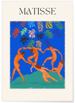 Affiche Matisse - La Danse | A3 : 29,7x42cm