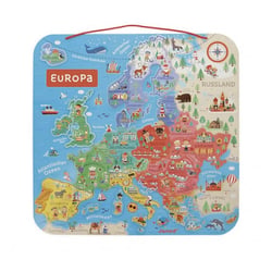 carte d'europe magnetique version allemande - Jura Toys