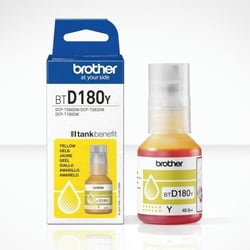Bouteille d'encre - Brother - BTD180Y - Jaune - 5000 pages - Unité - Standard