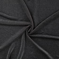 Tissu Maille Lurex Argenté sur fond Noir
