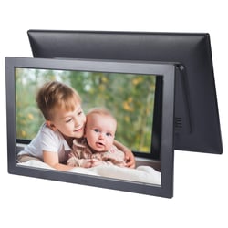 Cadre Photo Numérique 17 Pouces LED Avec Télécommande Et Haut-Parleurs Intégrés YONIS