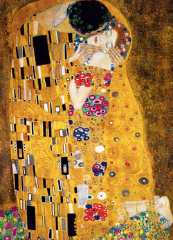 Puzzle 1000 pièces - Gustave Klimt - Le Baiser - Eurographics
