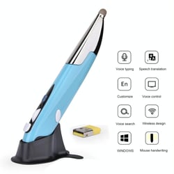 Souris Sans Fil Intelligente Avec Fonction Stylet Et Commande Vocale Bleu YONIS