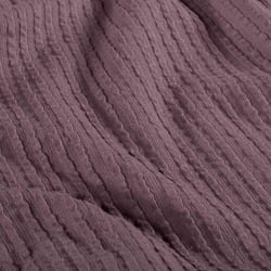 Tissu Jersey Bord Côte stretch Romy uni Mauve