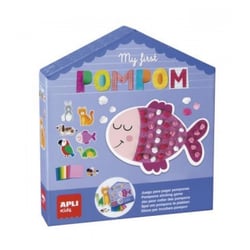 Boite My First Pompom Collage - Apli Agipa - Bleu
