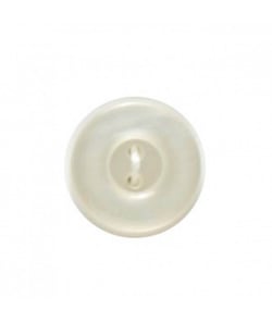 Carte de 6 boutons soucoupe transparent 17mm - Distrifil Ecru