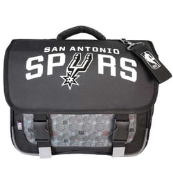 Cartable scolaire 38 cm - NBA San Antonio Spurs - Noir - Garçon, 2 compartiments