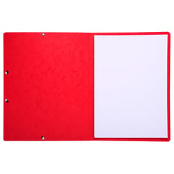 Chemise à élastique sans rabat carte lustrée 355gm2 - A4 - Rouge - x 50 - Exacompta