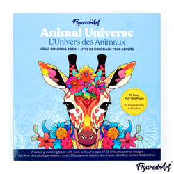 Livre de Coloriage Adulte L'Univers des Animaux Mandalas - 50 pages détachables - Art Thérapie Créativité Détente et Relaxation