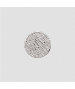 Bouton rond strillé relief à queue 20mm - Prym 82 Argent