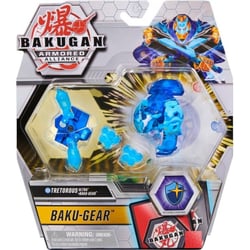 Bakugan ultra armored alliance : tretorous + baku-gear avec carte - boule bleue - saison 2 - spin master 20124761