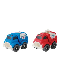 Petites Voitures - Pack de police et camion de pompier