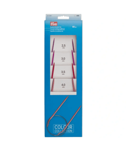Set Aiguilles Circulaire en 80cm du N°2,5 à 4 - Prym Multicolore