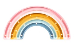 Lampe Veilleuse Arc-en-ciel rétro - Little Lights