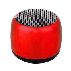 Mini Enceinte Bluetooth Sans Fil TWS Anti-Bruit Etanche Son Haute Qualité e Rouge YONIS