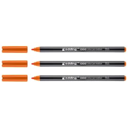 Lot de 3 feutres de coloriage pointe moyenne 2 mm - EDDING - Orange - 1300